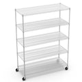 Zware chromen draadrek met 5 niveaus, wielen en bekleding